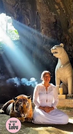 The white ghost and the were-tiger #ghost #weretiger