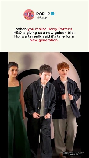 Harry Potter’s New Golden Trio Is Here #harrypotter