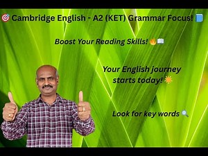 "Practice Cambridge A2 KET Reading | Improve Your Skills Fast!"