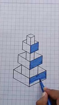 3d Drawing easy step by step for beginners artestetic... #Shorts #american3dartist