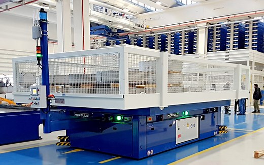AGV: heavy-duty automated guided carts - MORELLO