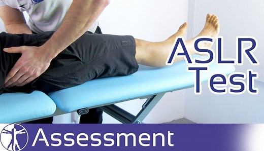 THE ACTIVE STRAIGHT LEG RAISE TEST FOR PELVIC GIRDLE PAIN Patients with pelvic-girdle pain often report difficulties to transfer load between the lower limb and the trunk. The active straight leg raise test, abbreviated as ASLR is thought to test this ability. Mens et al. in the year 2001 have evaluated the test regarding its test-retest reliability and validity to discriminate healthy subjects from patients with posterior pelvic pain since pregnancy. They found a test-retest reliability after 1