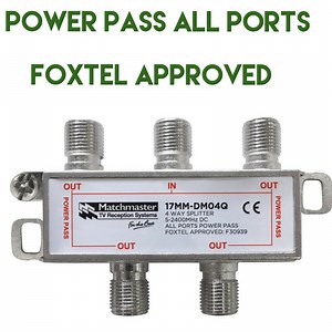 TV Antenna Splitter 4-way - The Antenna Company TV Antenna Splitter 4-way