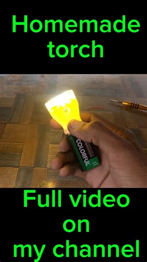 Homemade powerful torch light