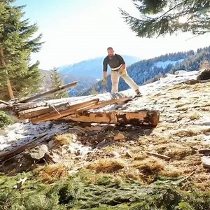 7.2K views · 155 reactions | No Sleeping Bag , Siberian Log Fire , Winter Survival Overnight | Bushcraft WORLD | Facebook