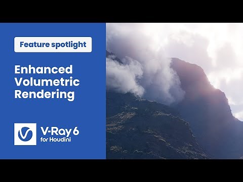 V-Ray 6 for Houdini — Render more realistic volumetric effects with Phase Function support