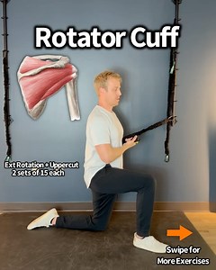 Dr. Adam McCluskey PT, DPT on Instagram: "💥Rotator Cuff Exercises for Shoulder Pain💥 (Detailed Shoulder Mobility + Rehab Plan in @theptinitiative bio link!...) . 🚨Have you downloaded The Shoulder Blueprint yet? It’s my comprehensive 3 phase shoulder rehab guide to build bulletproof shoulders and get working out again pain-free! (Link in BIO) —- 🔑 Rotator Cuff + Shoulder stability work are a must for many of my patients and clients! Being able to create stability a