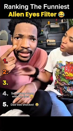 Ranking the Funniest Alien Eyes Filter 😂
