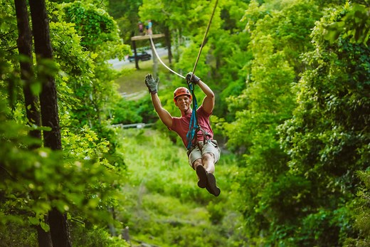 Zipline Canopy Tours in Branson - The Shepherd of the Hills