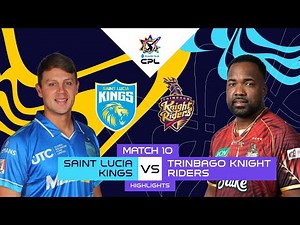 Highlights | Saint Lucia Kings vs Trinbago Knight Riders | CPL 2025