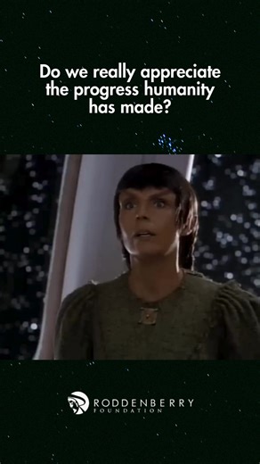 In dark times, it can be hard to recognize the extraordinary progress we’ve made as a species. This moment in Star Trek: The Next Generation shifts our perspective so that we can see not simply how far we have to go, but how far we’ve come. The Roddenberry Foundation looks to the stars with great hope for humanity’s future. Many of the projects we fund, from educational nonprofits to scientific research initiatives, are creating the Star Trek future that Gene Roddenberry envisioned. | The Rodden