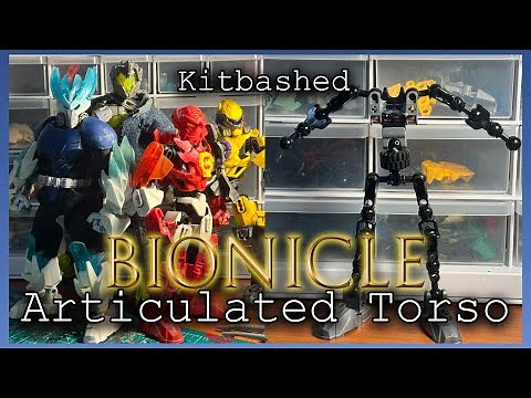 Kitbashed Articulated Bionicle Torso [TUTORIAL]