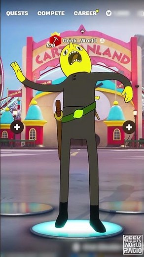The Earl of Lemongrab UNACCEPTABLE! #fortnite #emote #adventuretime #shorts #cartoonnetwork