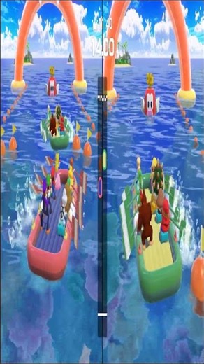 Super Mario Party – An extremely exciting mini-game with a spinning wheel and counting.