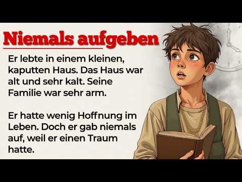 Wie du niemals aufgibst | Learn German with Stories | German Stories