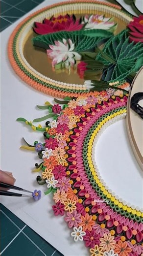 Work in progress✨️|Quilling Art| |Paper Art| #paperartist #quillingartist #youtubeshorts #shorts
