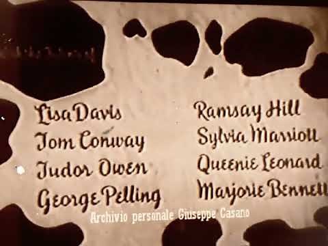 101 Dalmatians 1961 Opening Credits in 9.5mm Film Pathé 1956 Sepia Print