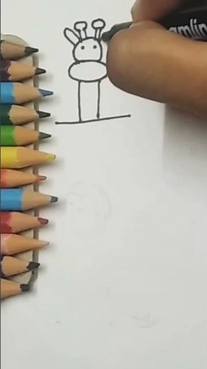 How to Draw a Giraffe (EASY)