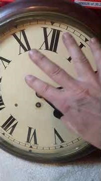 Viviane S - English Wall clock converted to high torque quartz AA powered movement