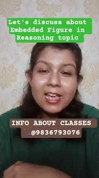 Let’s discuss Embedded Figures in Reasoning | Crack Visual Questions Fast! #Reasoning #Aptitude