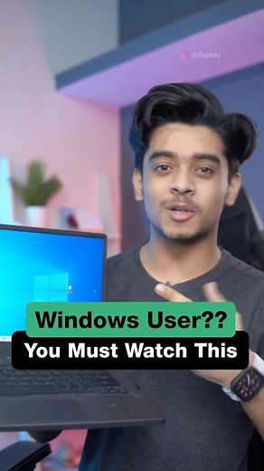 Abhinav Ranjan Jha on Instagram: "Follow digidoty for daily #tech reels Most of us have been using a laptop to work and play for years and years, but aside from your well-worn routines, have you actually explored every utility and feature that would make your life easier? Are you sure? Take a trip with us in this reel, we have added some known features and options available to you:- - Use your laptops touchpad for various gesture controls. - Use third party software for better battery percentage