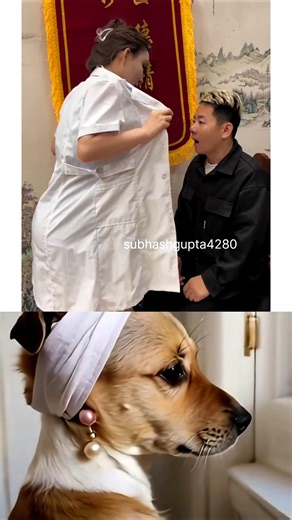 Smart Doctor 🏥 Doggy lovers #puppy #doggielife #funny #petsrule