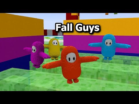 Fall Guys in Minecraft