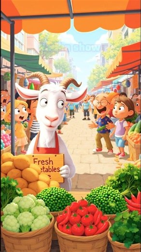 Grandma and the Clever Goat 🐐 | Funny & Heartwarming Cartoon Story | Nanha Show #ytshorts