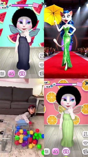 My Talking Angela – Funny Moments #mytalkingangela #shorts #funny