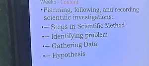 Week5 - Content-Planning, following, and recording scientific ... | Filo