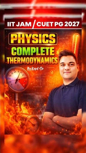 iit jam / cuet pg 2027 | Thermodynamics course | iit jam / cuet pg physics #shorts