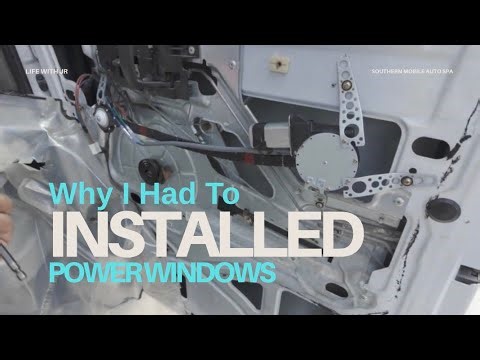 How I Installed Power Windows in My Detail Setup