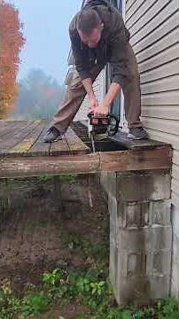 How To Properly Remove A Deck!