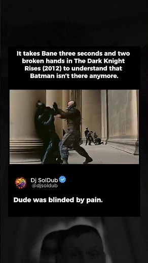 Bane literally broke Batman's entire existence #darkknight #memes