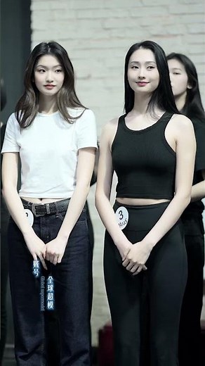 Model interview and shooting behind the scenes footage