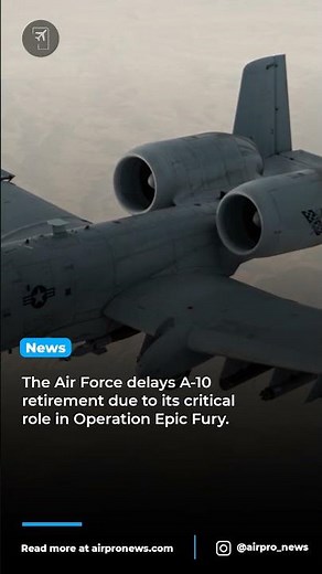 A-10 Warthog’s Service Extended Through 2030 Amid Conflict