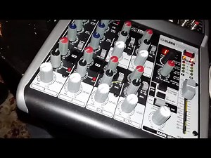 Tutorial. Consola Primera parte mixer Xenyx Behringer QX1002USB grabacion en vivo a Computadora