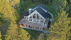 When everything was complete, and we first walked in the door … the view out over the lake was exactly what we had hoped for. | Cottage Life