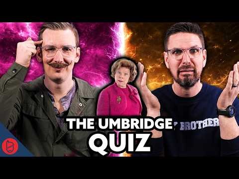 J vs Ben: ULTIMATE Umbridge Quiz | Harry Potter Trivia
