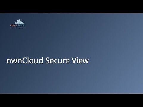 ownCloud X Insights: SecureView