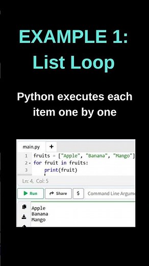 Python for Loop Explained in 1 Minute 🔥 | Beginner-Friendly | Python Shorts #muskernel #techshorts