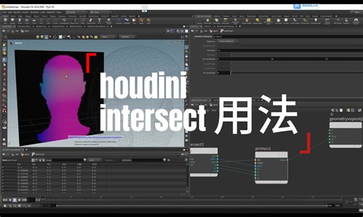 houdini intersect vex vop