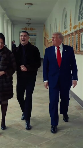 Cristiano Ronaldo et Donald Trump au dîner de la Maison Blanche