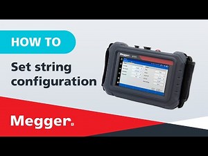 BITE5 Advance Battery Tester - How to set up and save a string