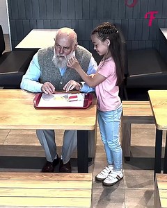 792K views · 65K reactions | Senior man receives mealtime help from caring children. | Tips & Tricks | Facebook