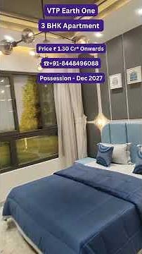 VTP Earth One |☎+91-8448496088 | 3 BHK Flats In Mahalunge Pune | Price 1.30 Cr* #3bhkflats