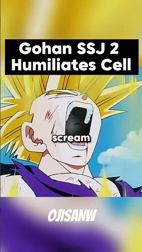Gohan SSJ 2 Insults Cell