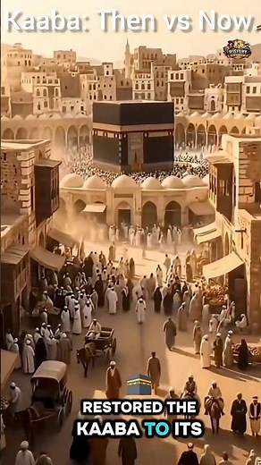 KAABA TRANSFORMATION: kaaba, kaaba history, kaaba then vs now,#history #war