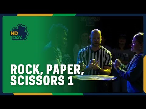 Notre Dame’s Rock, Paper, Scissors Tournament: Elite 8, Round 1—ND Day 2025