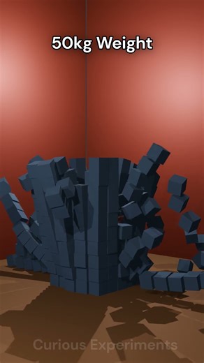 Multiple cubes falling I Blender Simulation 3D | #blendersimulation #trending #satisfying #diy